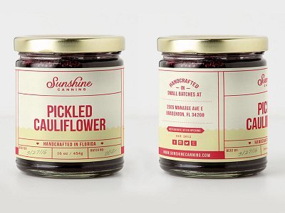 Sunshine Canning Packaging hype group jams mockup packaging sunshine typography