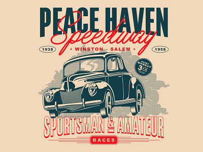 Peace Haven Speedway north carolina races speedway tshirt winston salem