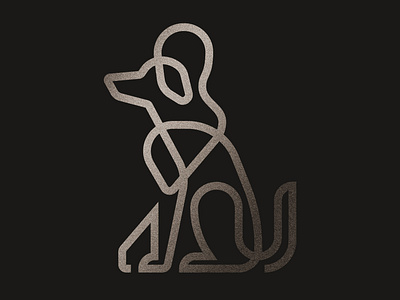 Dog Love design dog icon illustration linear logo love monoline