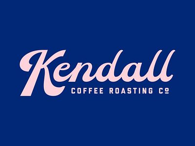 Kendall Coffee Roasting Co. branding coffee logo typography