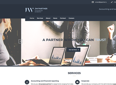 JW Partner (Luxembourg) web design webdesign website wordpress wordpress development