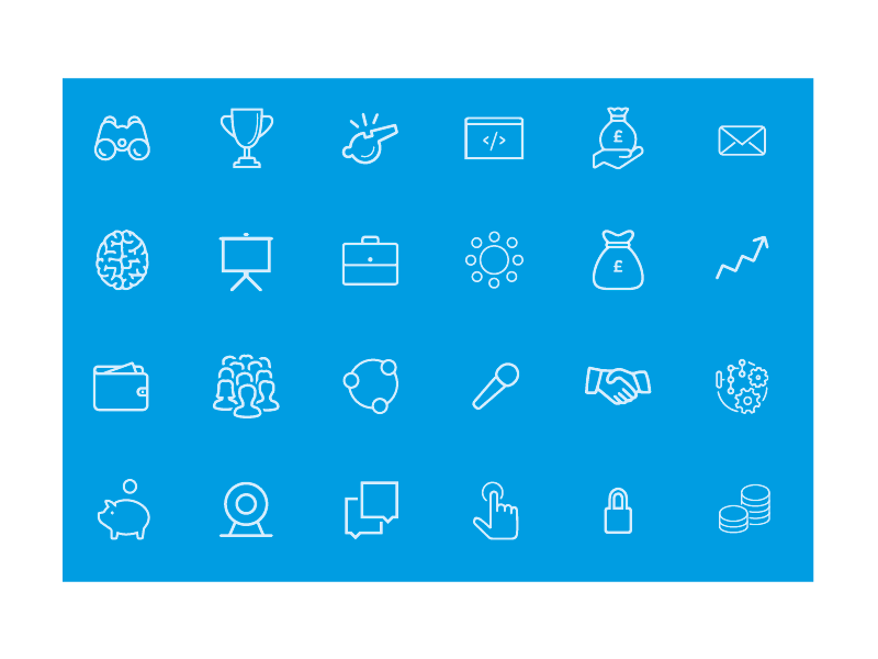 Entrepreneur Icon Set