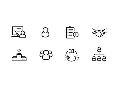 New Ideas icons illustration
