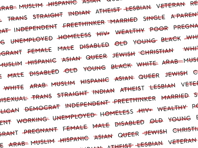 ACLU aclu design diversity flyer graphic illustration poster