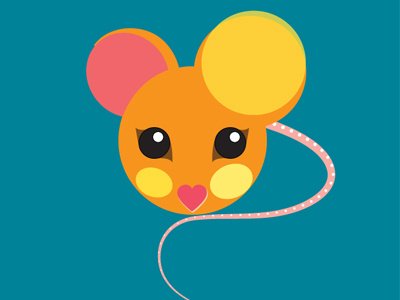 Mouse House animal illustration mouse