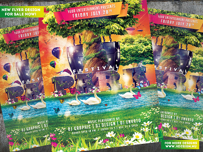 Park Festival Flyer design festival flyer outdoor park party poster psd