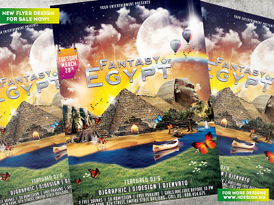 Fantasy of Egypt desert egypt event fantasy farro festival flyer design flyer template graphicriver