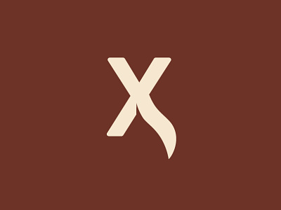 The Flannel Fox | X Logo goldenratio logos