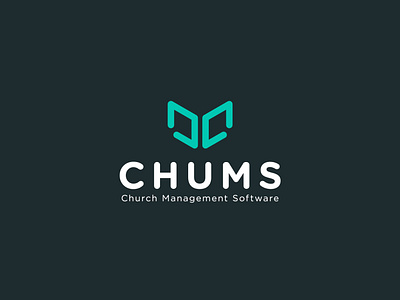 Chums | Lettermark bible book logo software