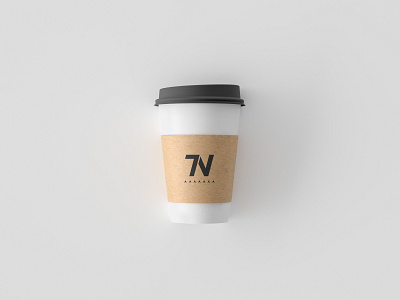 7North Cup branding coffee coffee cup logo seven