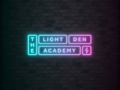 The Light Den Academy | Modular Logo modern modular design simple