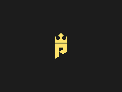P Crown Logo branding design illustrator logo minimal modern monogram simple vector