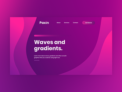 Wave and gradients