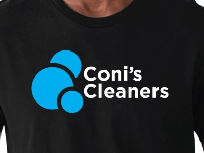 Coni’s Cleaners Logo apparel branding design logo