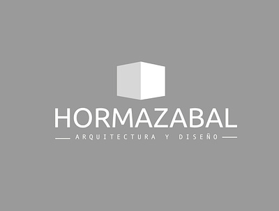HORMAZABAL branding design logo minimal typography vector