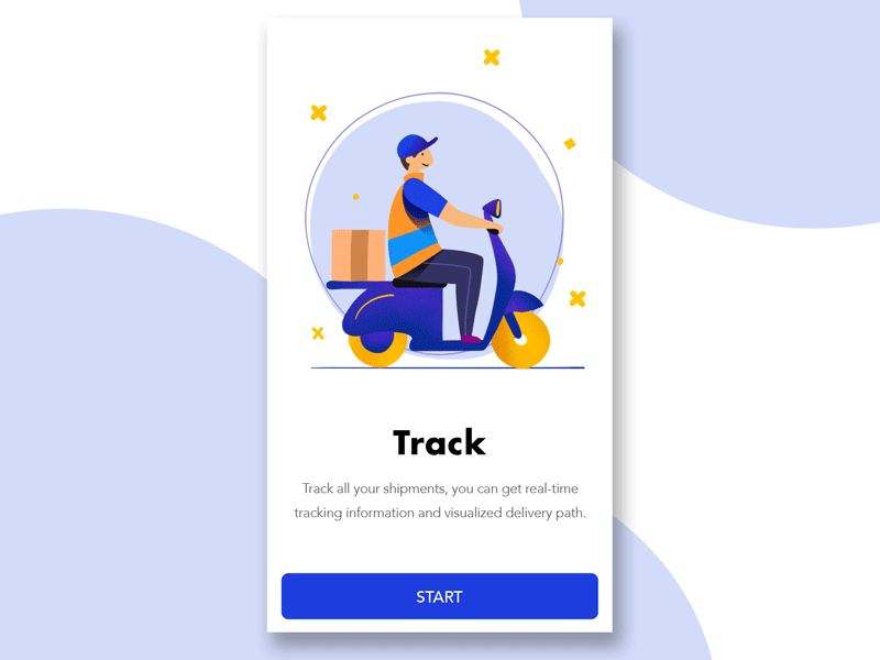 Illustration for delivery app