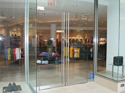 Frameless glass shop fronts installation at Affordable Price