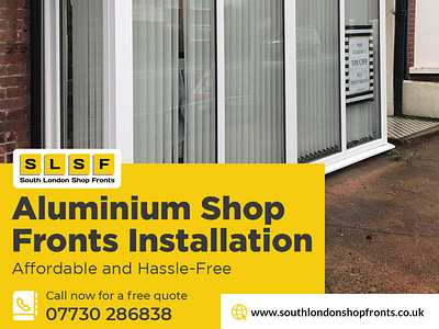 Aluminium Shopfronts Installation | Environment Friendly