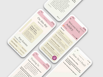 Scribe | Mobile Design aesthetic app branding mobile mobile design mobile mockup mockup pink product design ui ui design ux ux design