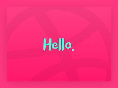 Hello, Dribbble!