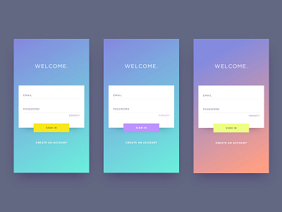 #1 Daily UI - Sign In daily ui design challenge log in sign in sign up ui challenge