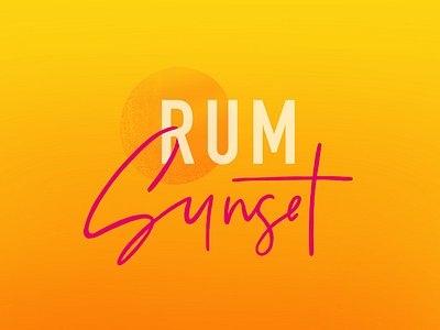 Rum Sunset