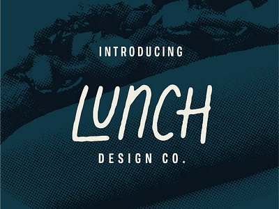 Lunch! adobe adobe illustrator branding food hand drawn hand type hot dog logo lunch lunchdesignco typography vector