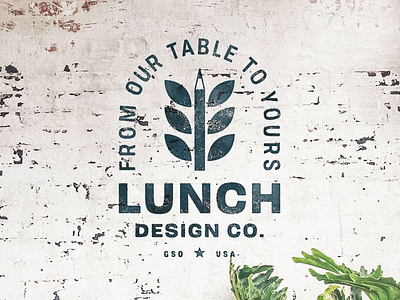 Lunch Design Co. adobe badge badge design brand branding graphic design illustration lunchdesignco typography