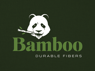 Daily Logo Challenge - Day Three bamboo branding daily logo challenge illustrator logo logo design lunch design co panda typography