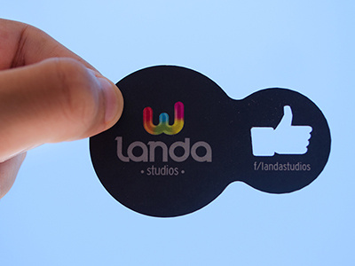 My business card businesscard advertising logo like facebook circle form cut blue hand mexico
