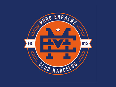 Puro Empalme Marcelos baseball club em empalme logo mexico monogram star