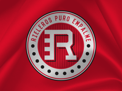 Rieleros Puro Empalme baseball empalme logo mexico r railroad red sport