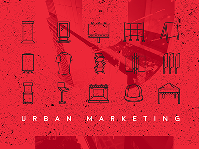 UB Icons advertising icon marketing urban