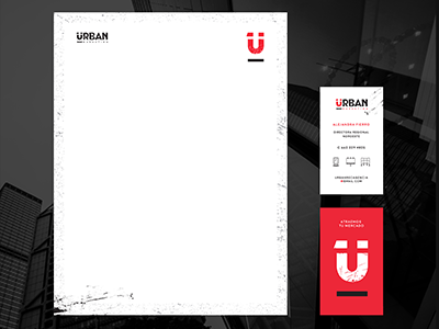 Business Card UB branding businesscard identity marketing urban