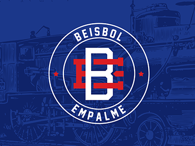 BE baseball be empalme monogram sport