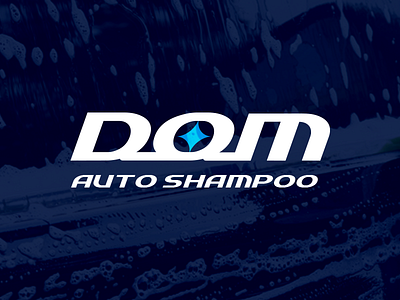 Dom Auto Shampoo auto carwash logo logotype mexico