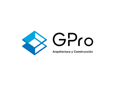 GPRO arquitecture construction logo logotype