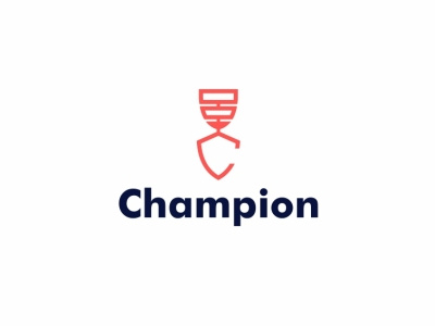 champion animation branding design flat icon illustration illustrator logo typography ui ux vector