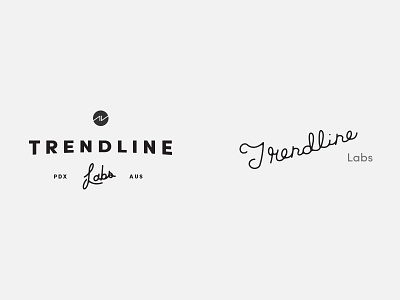 Trendline Labs logo script type