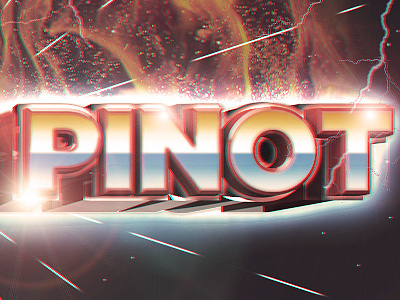 Pinot Cliche 3d cinema 4d fire flat design lens flare lightning vhs