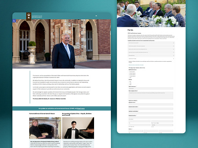 Government House WA Website Design