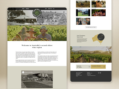 Swan Valley Wine Website Design