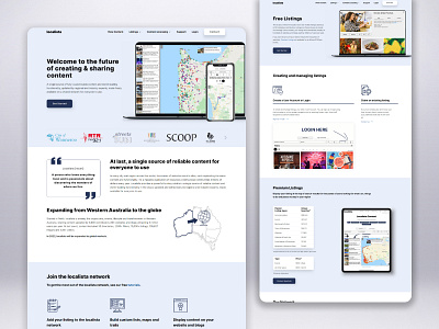 Localista Website Redesign