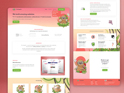 Slothgeeks Website Redesign australia branding design ui web design web development website design