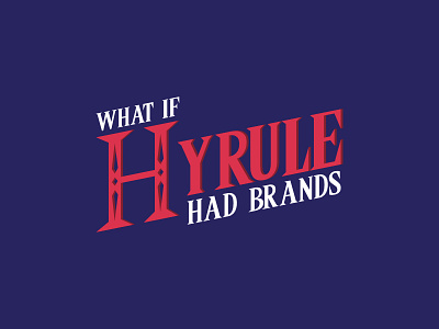 Logo - What if Hyrule had brands ? blue branding hyrule link logo the legend of zelda zelda