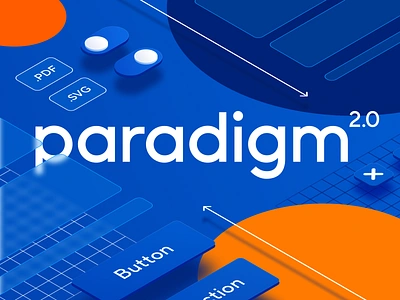 Concept arts for Paradigm 2.0 art direction concept art design system digital art isometry ui