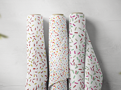 Sprinkle seamless pattern Fabric