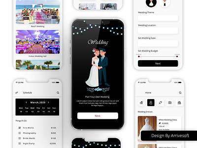 Wedding App design app app design app designer app ui design mobile app mobile ui ui ux wedding app design wedding app design