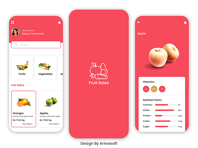 Fruit Sales app design