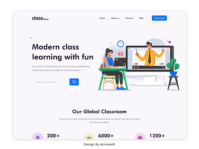 Education ClassRoom web design